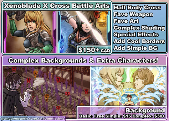 Page 3 - Xenoblade X Battle Arts, Backgrounds, Extra Characters