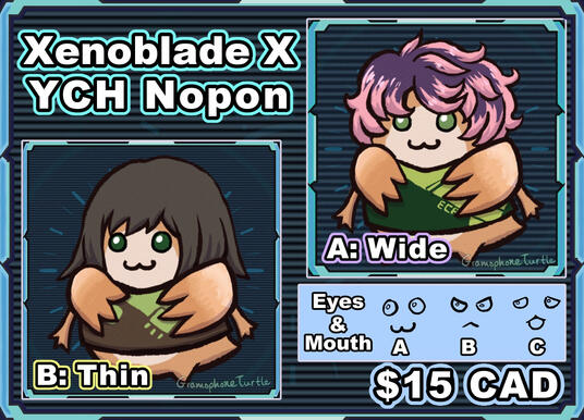 Xenoblade X YCH Nopon - $15 CAD